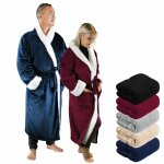 Vivezen - peignoir, robe de chambre polaire mixte, utra douce - l / xl - bleu Vivezen - peignoir, robe de chambre polaire mixte, utra douce - l / xl - bleu