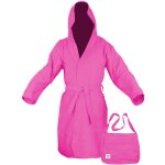 Peignoir technique poddy en microfibre fuchsia xxl