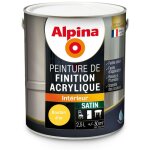 Alpina - peinture acrylique multisupports - satin conditionnement: 2, 5l - couleur: bouton d'or