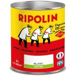 Peinture acrylique ripolin collector blanc satin 2 l