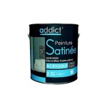 Peinture acrylique satin 2. 5 litres couleur lin addict