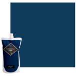 Peinture acrylique velout�e 0, 75l ? bleu nuit abyssal ? finition cir�e pour murs et plafonds ? rendement ...