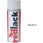 Peinture a�rosol blanc pur ral 9010 brillant multisupport redlack
