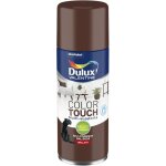 Dulux valentine - peinture a�rosol color touch - brillant brun ch�taigne 400 ml