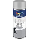 Dulux valentine - peinture a�rosol color touch - effet m�tal gris m�tallis� 400 ml