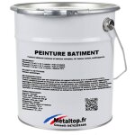 Metaltop - peinture batiment - pot 15 l - 9018 - blanc papyrus Metaltop - peinture batiment - pot 15 l - 9018 - blanc papyrus