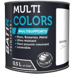 Peinture batir multi - supports satin soyeux 0, 5 l blanc