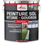 Peinture, bitume, goudron, asphalte, macadam, r�sine, sol, ext�rieur, b�ton, enrob�, r�nov, d�coration ...