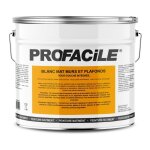 Peinture blanche mate int�rieure murs et plafonds ? 10l ? sous - couche int�gr�e ? s�chage rapide 30 ...