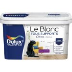 Peinture le blanc tous supports cr�me de peinture dulux valentine velours blanc 2, 5 l
