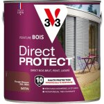 V33 - peinture bois extrieur direct protect rouge basque satin 2l