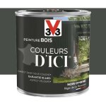 Peinture bois v33 couleurs d'ici noir ombr 0, 5 l