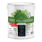 Peinture camouflage professionnelle, vert, finition mate pour palombière, cabane, abri de jardin, abri ... Peinture camouflage professionnelle, vert, finition mate pour palombière, cabane, abri de jardin, abri ...
