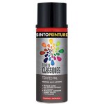 Peinture classiques antirouille teintes noir satin� ral9005 en a�rosol de 400ml - sinto - 925115