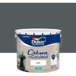 Dulux valentine - peinture cr�me de couleur satin anthracite 10l