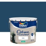 Dulux valentine - peinture cr�me de couleur satin bleu indigo 10l
