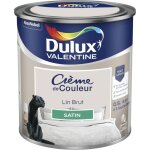 Peinture crme de couleur satin lin brut 0, 5 l - dulux valentine