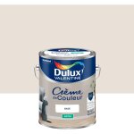 Dulux valentine - peinture cr�me de couleur satin lin brut 5l