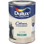 Dulux valentine - peinture crme de couleur satin lin clair 1, 25 l