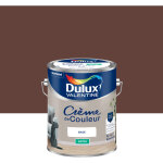Dulux valentine - peinture cr�me de couleur satin truffe gourmande 5l