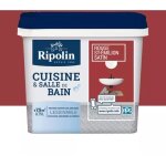 Ripolin - peinture cuisine & salle de bain rouge saint - emilion 0, 75 l Ripolin - peinture cuisine & salle de bain rouge saint - emilion 0, 75 l