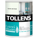 Tollens - peinture cuisine et salle de bain - ultra r�sistante pour murs, boiseries, radiateurs - blanc ...