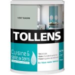Peinture cuisine et salle de bain - ultra r�sistante - tollens - pour murs, boiseries, radiateurs - vert ...