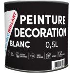 Peinture d�coration acrylique brillant blanc - 181510 - 0. 5l - tout dans le prix