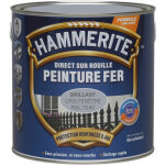 Peinture direct sur rouille laqu - gris fentre ral 7040 - 0, 75 l - hammerite