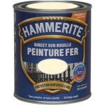 Peinture direct sur rouille martel�e blanc brume 0, 75 l - hammerite