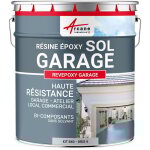 Peinture epoxy, garage, sol, atelier, local, commercial, magasin : revepoxy garage - 5 kg (jusqu' 16 ...