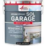 Peinture epoxy, garage, sol, atelier, local, commercial, magasin : revepoxy garage - 5 kg (jusqu'� 16 ...