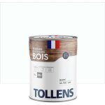Peinture bois ext�rieur 2 en 1 - ultra r�sistante et �conomique - tollens - satin - blanc - 5l=80m2