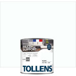 Tollens ? peinture ext�rieure multisupport satin�e ultra r�sistante ? couleur blanche ? 0, 5l pour 7m� ...