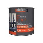 Peinture fer 0. 5 litre blanc addict