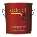 Addict - peinture fer 2. 5 litres brun noyer