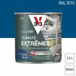 Peinture fer climats extr�mes ral 5010 bleu bretagne brillant 0, 5l v33