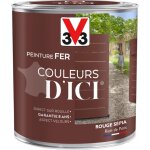 V33 - peinture fer extrieur couleurs d'ici rouge spia velours 0, 5l
