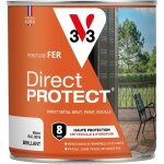 V33 - peinture fer extrieur direct protect noir ral 9005 brillant 0, 5l