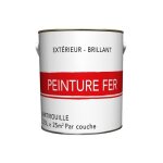 Centrale brico peinture fer extrieur noir glossy 2. 5 l