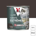 V33 - peinture fer climats extrmes brun havane brillant 0, 5l
