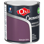 Peinture d'int�rieur monocouche pour murs & boiseries oxi cocooning murs & boiseries satin aubergine ...