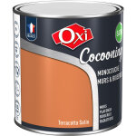 Peinture d'int�rieur monocouche pour murs & boiseries oxi cocooning murs & boiseries satin terracotta ...