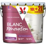 Peinture int�rieure blanc r�novation� v33 blanc velours 12l