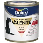 Peinture laque valnite brillant blanc cass 0, 5 l - dulux valentine