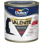 Dulux valentine - peinture laque val�nite brillant gris fonc� (ral 7015) 0, 5 l