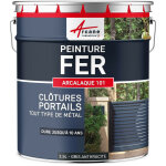 Peinture métal et fer pour portail, grille, garde corps : arcalaque 101 - 2. 5 l gris anthracite - ral ... Peinture métal et fer pour portail, grille, garde corps : arcalaque 101 - 2. 5 l gris anthracite - ral ...