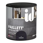 Peinture meubles et boiseries paillett 500ml carbone id paris