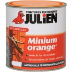 Julien - peinture minium orange - primaire antirouille mat 2, 5 l Julien - peinture minium orange - primaire antirouille mat 2, 5 l