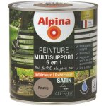 Peinture multisupports 6 en 1 - monocouche - intrieur & extrieur - satin conditionnement: 0, 5l - couleur: ...